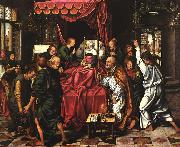 CLEVE, Joos van The Death of the Virgin dfg Spain oil painting reproduction